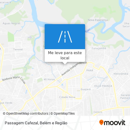 Passagem Cafezal mapa