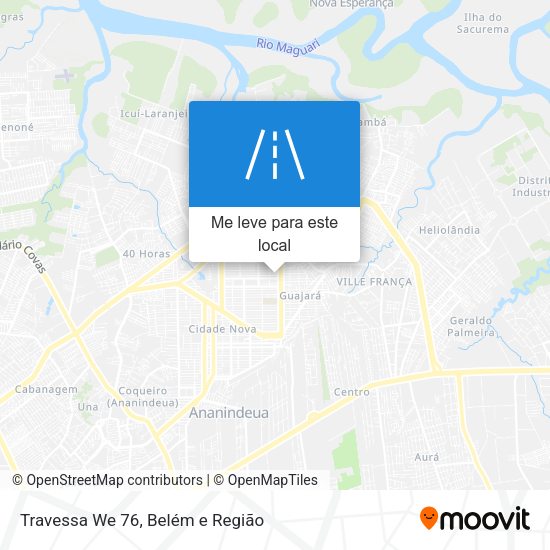 Travessa We 76 mapa
