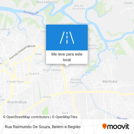 Rua Raimundo De Souza mapa