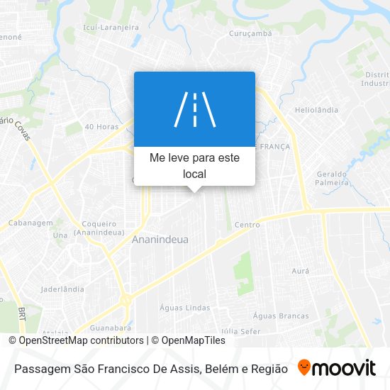 Passagem São Francisco De Assis mapa