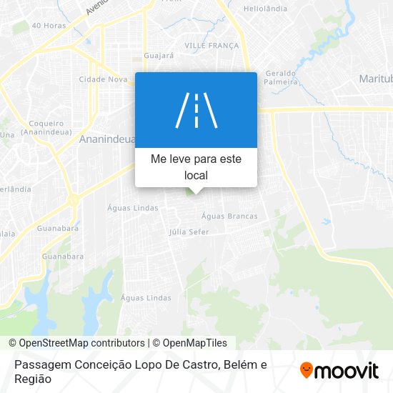 Passagem Conceição Lopo De Castro mapa