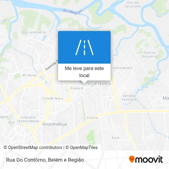 Rua Do Contôrno mapa