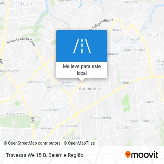 Travessa We 15-B mapa