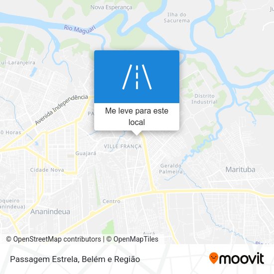 Passagem Estrela mapa