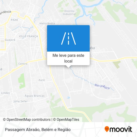 Passagem Abraão mapa