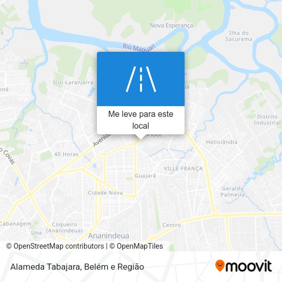 Alameda Tabajara mapa