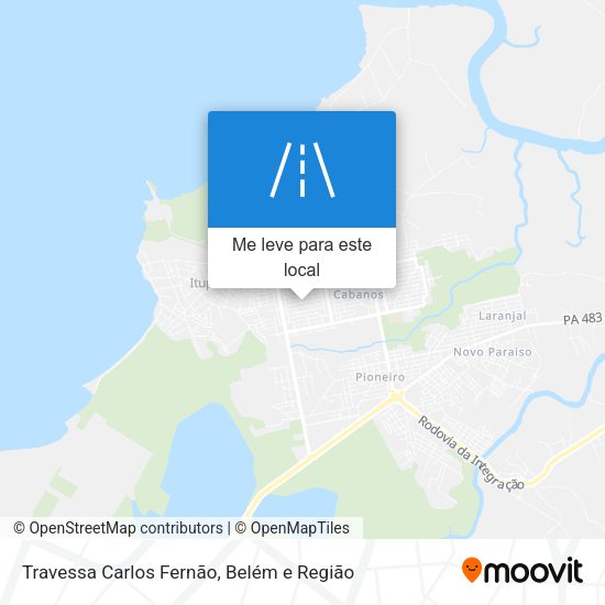 Travessa Carlos Fernão mapa