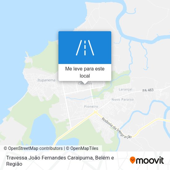 Travessa João Fernandes Caraipuma mapa