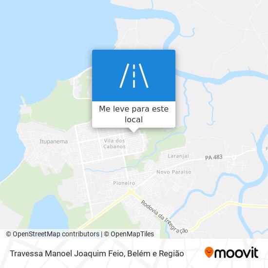 Travessa Manoel Joaquim Feio mapa