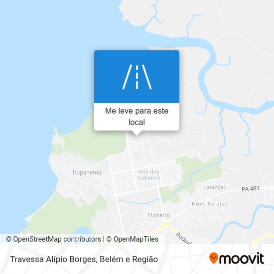 Travessa Alípio Borges mapa