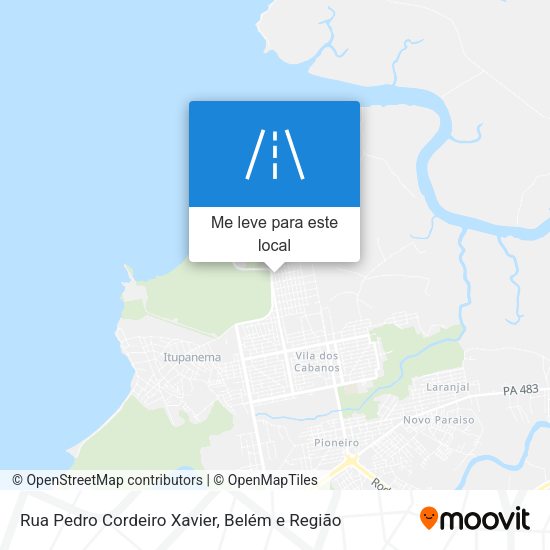 Rua Pedro Cordeiro Xavier mapa