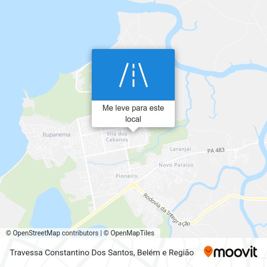 Travessa Constantino Dos Santos mapa
