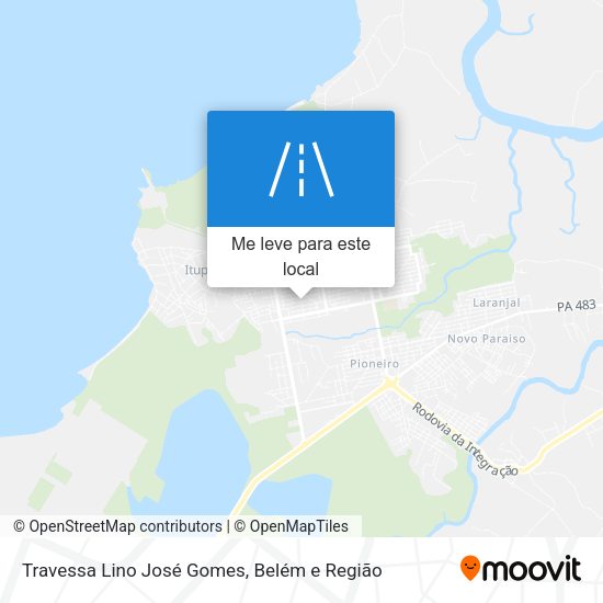 Travessa Lino José Gomes mapa