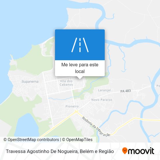 Travessa Agostinho De Nogueira mapa