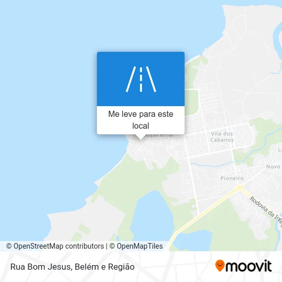 Rua Bom Jesus mapa