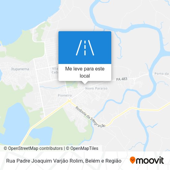 Rua Padre Joaquim Varjão Rolim mapa
