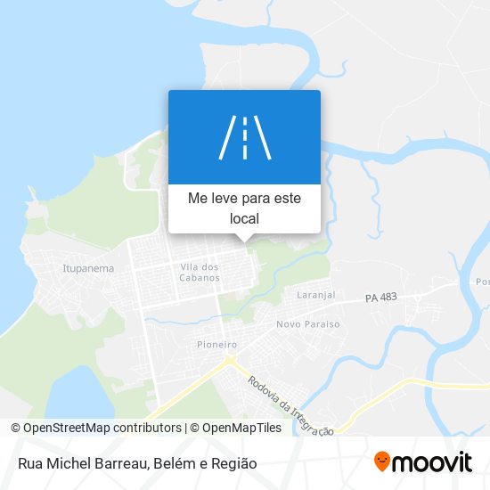 Rua Michel Barreau mapa