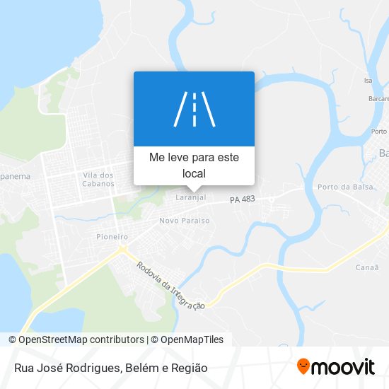 Rua José Rodrigues mapa