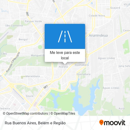 Rua Buenos Aires mapa