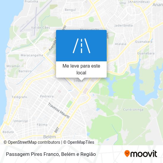 Passagem Pires Franco mapa