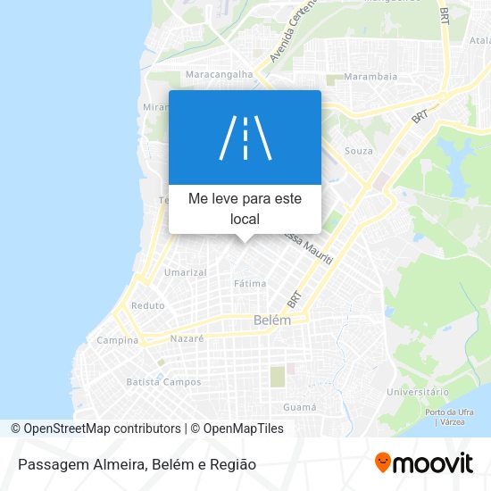 Passagem Almeira mapa