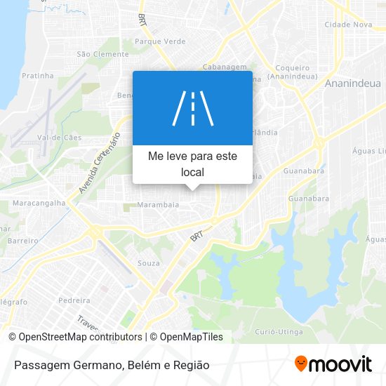 Passagem Germano mapa