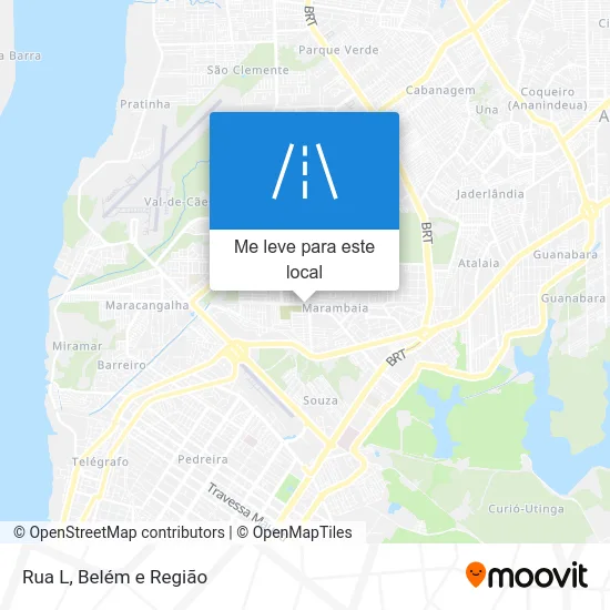 Rua L mapa