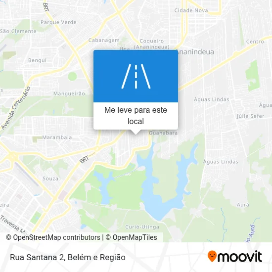 Rua Santana 2 mapa
