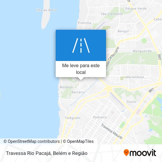 Travessa Rio Pacajá mapa