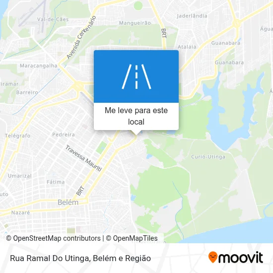 Rua Ramal Do Utinga mapa
