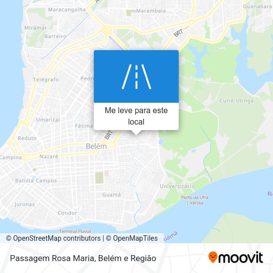 Passagem Rosa Maria mapa