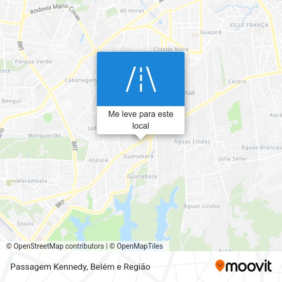 Passagem Kennedy mapa
