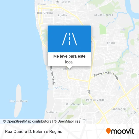 Rua Quadra D mapa