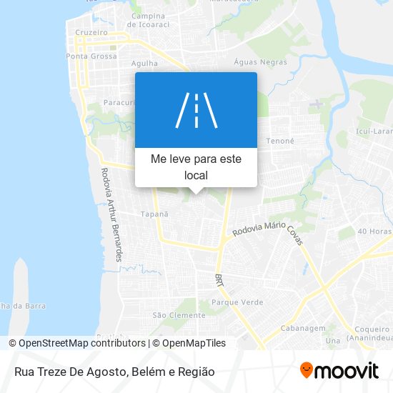 Rua Treze De Agosto mapa