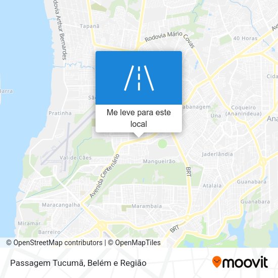 Passagem Tucumã mapa