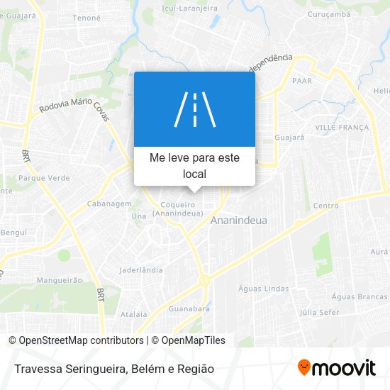 Travessa Seringueira mapa