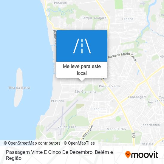 Passagem Vinte E Cinco De Dezembro mapa