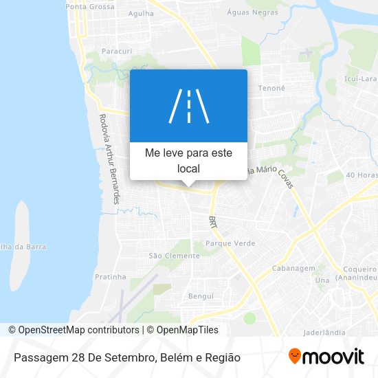 Passagem 28 De Setembro mapa
