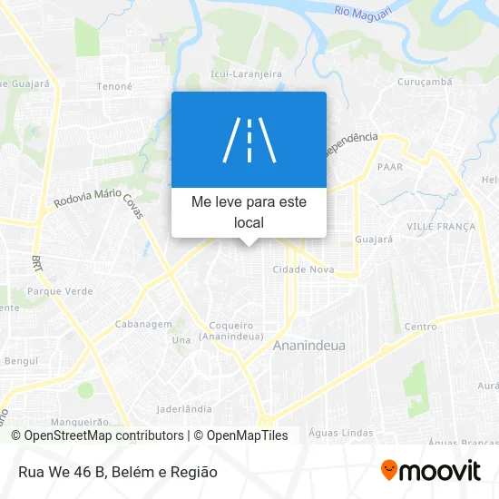 Rua We 46 B mapa