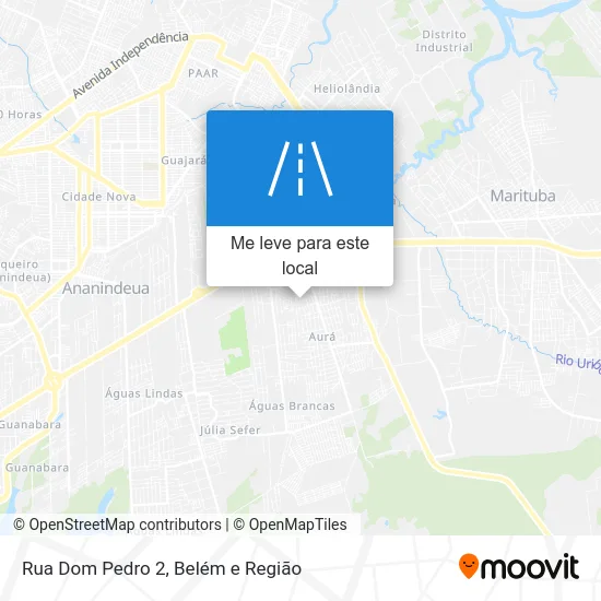 Rua Dom Pedro 2 mapa
