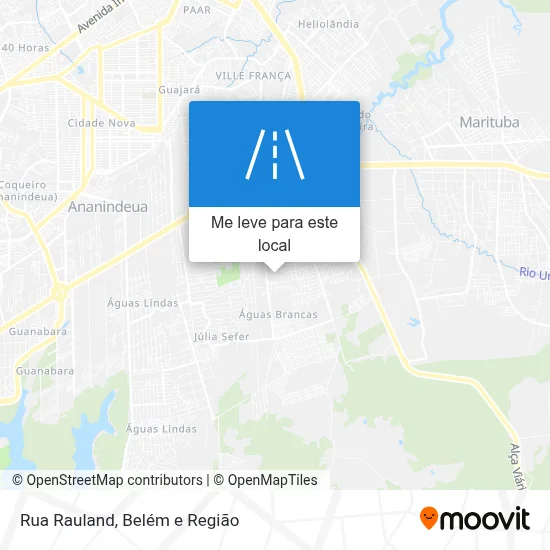 Rua Rauland mapa