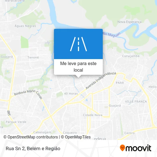 Rua Sn 2 mapa