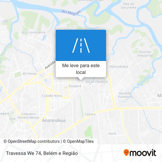 Travessa We 74 mapa