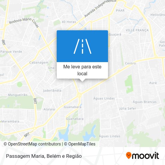 Passagem Maria mapa