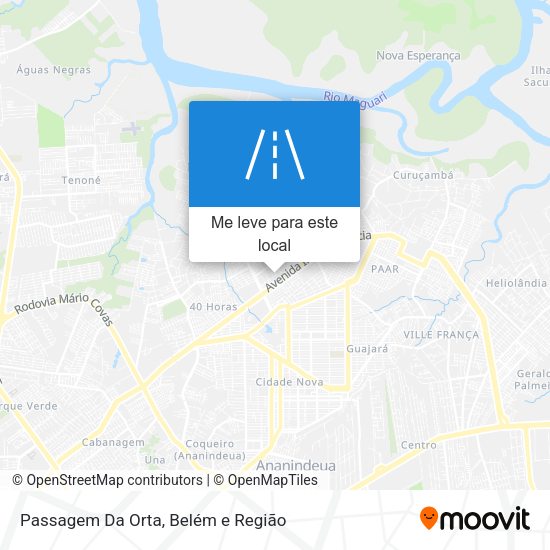 Passagem Da Orta mapa