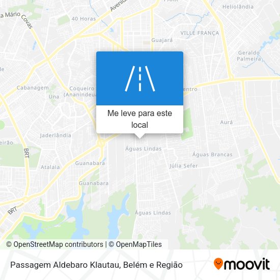 Passagem Aldebaro Klautau mapa