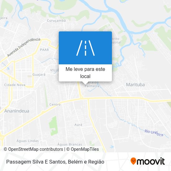 Passagem Silva E Santos mapa