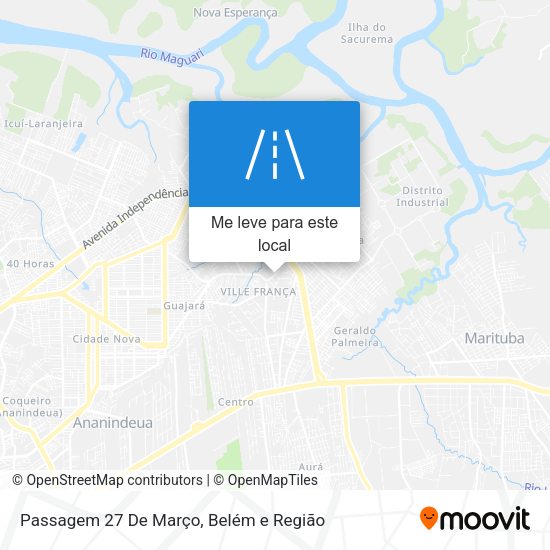 Passagem 27 De Março mapa