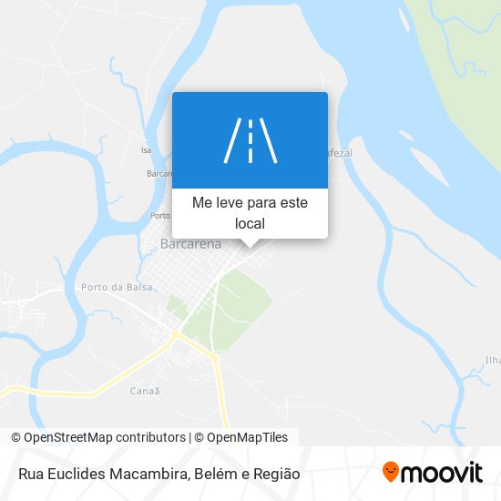 Rua Euclides Macambira mapa