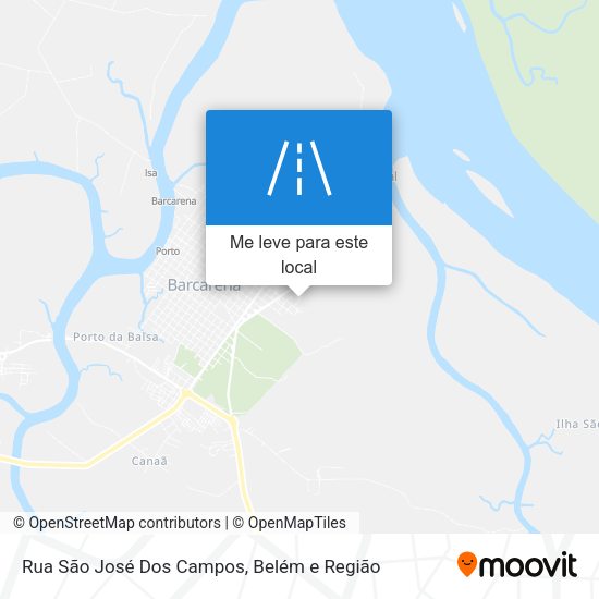 Rua São José Dos Campos mapa
